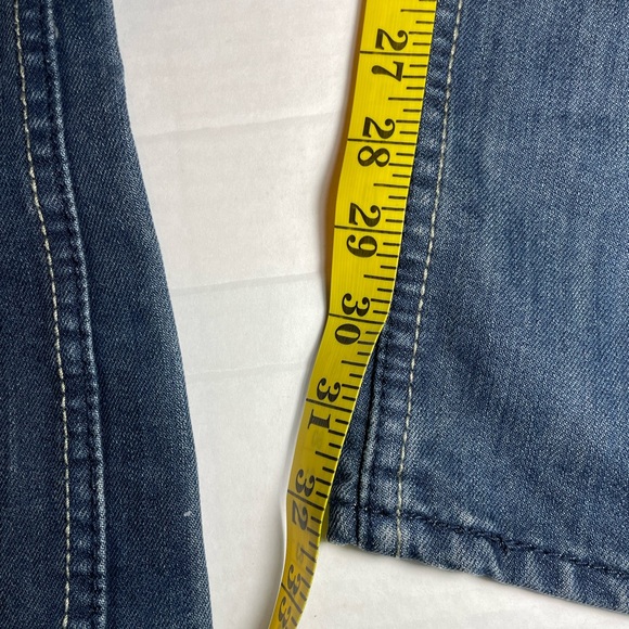 Men’s Mecca Dark Wash Denim Jeans Y2K Everyday Fashion Wear Sz. W38 X L32 - Picture 9 of 15